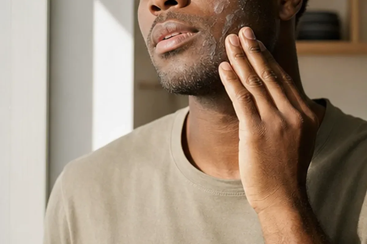 Authentischer Wohlfühlmoment passend zum Beauty-Thema Haftungsausschluss