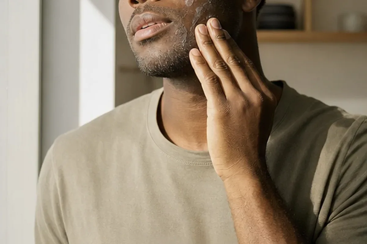 Authentische Beauty-Routine passend zum Thema Bartöl bei wenig Zeit