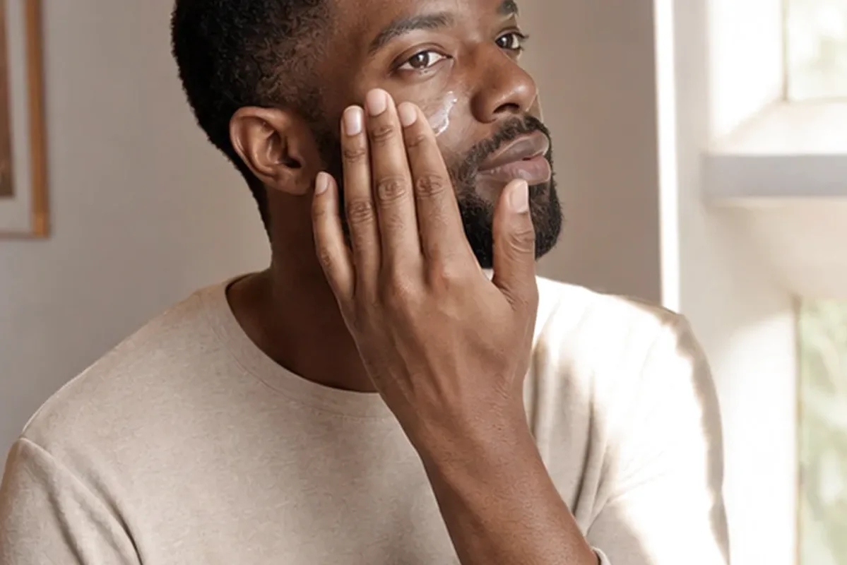 Authentischer Wohlfühlmoment passend zum Beauty-Thema Chemisches Peeling für unreine Haut