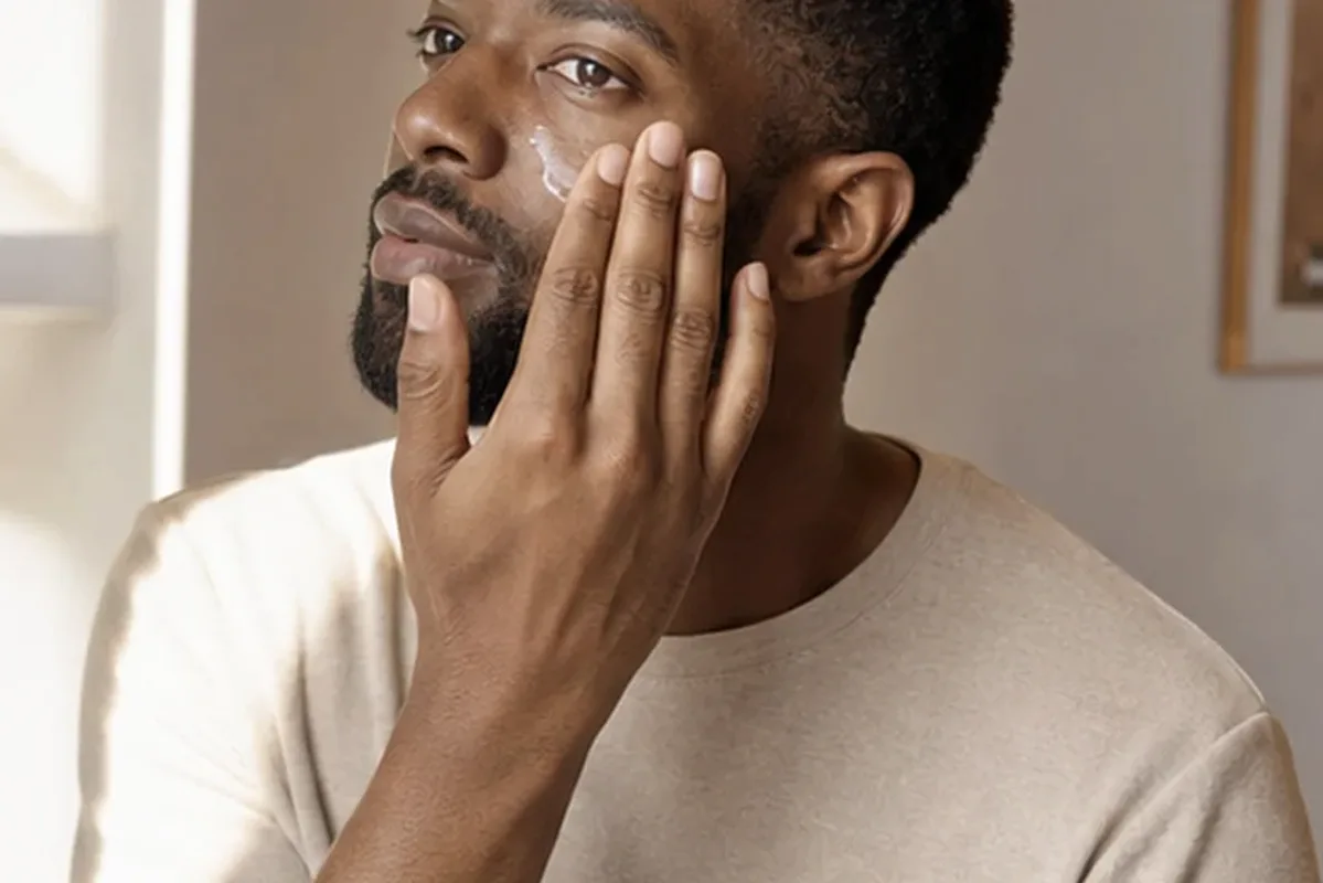 Emotionaler und authentischer Anwendungsmoment rund um Gesichtsmaske für unreine Haut
