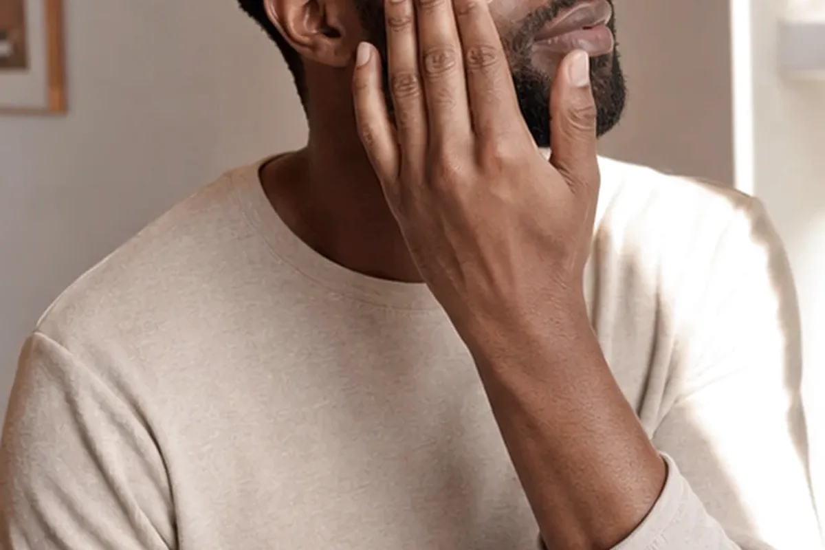 Emotionaler und authentischer Anwendungsmoment rund um Gesichtsreinigung für fettige Haut