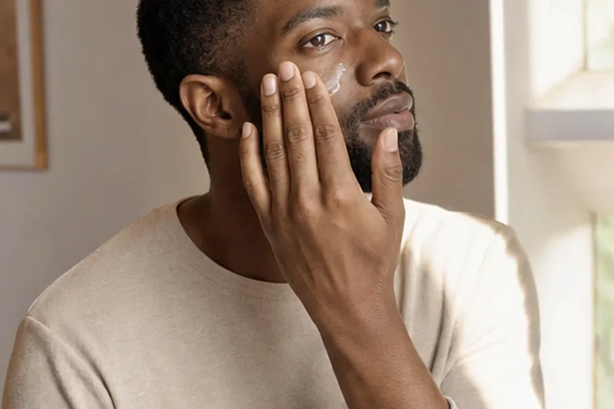 Emotionaler und authentischer Anwendungsmoment rund um Retinol-Serum bei Pigmentflecken