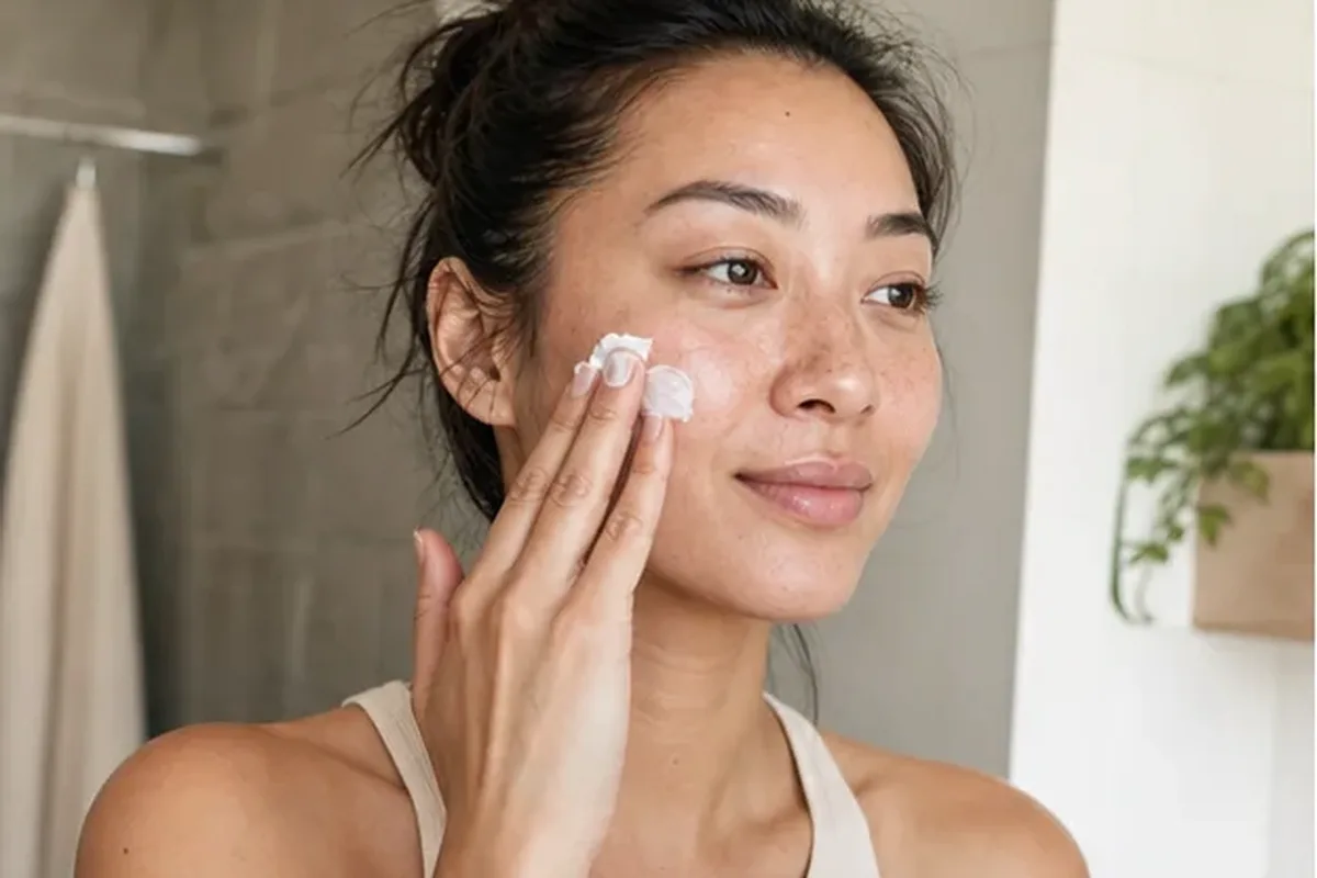 Redaktioneller Beauty-Moment zur Ausgangslage bei Reinigungsöl bei Pigmentflecken