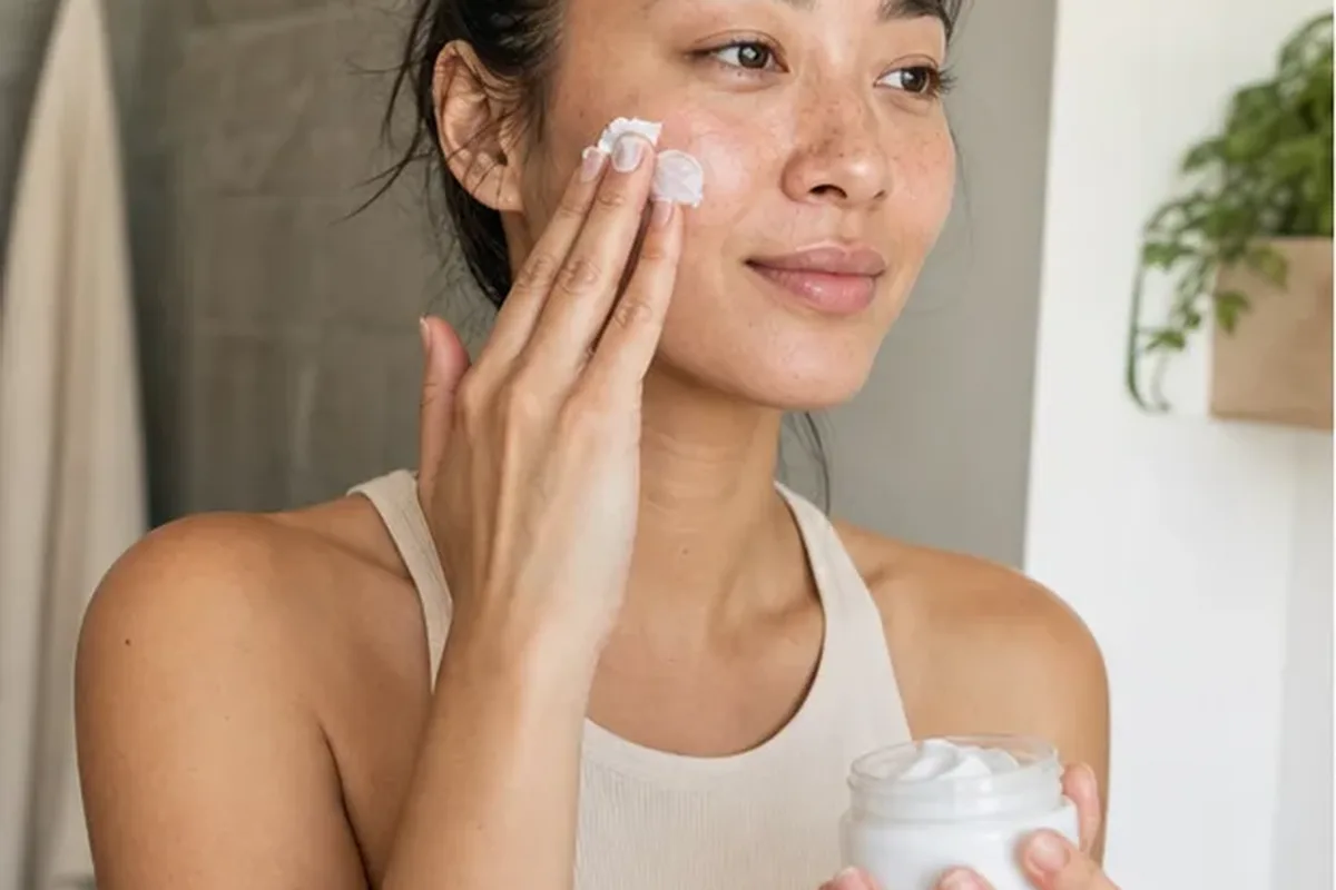Redaktioneller Beauty-Moment zur Ausgangslage bei Niacinamid-Serum für Mischhaut