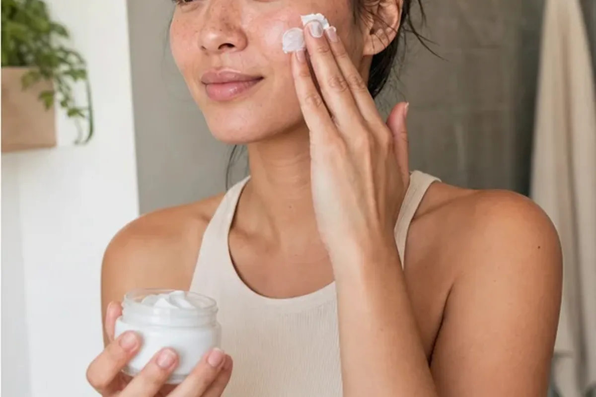 Authentische Beauty-Routine passend zum Thema Feuchtigkeitsserum bei Pigmentflecken