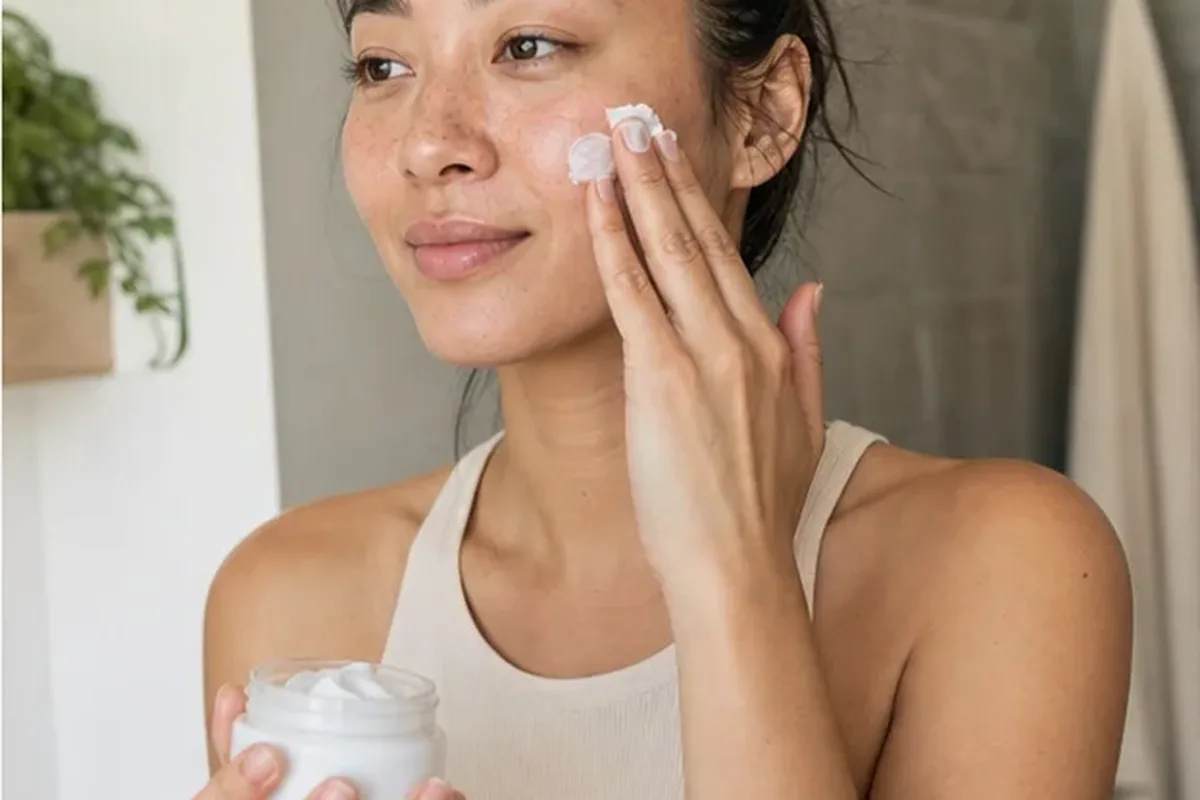 Authentischer Wohlfühlmoment passend zum Beauty-Thema Urea