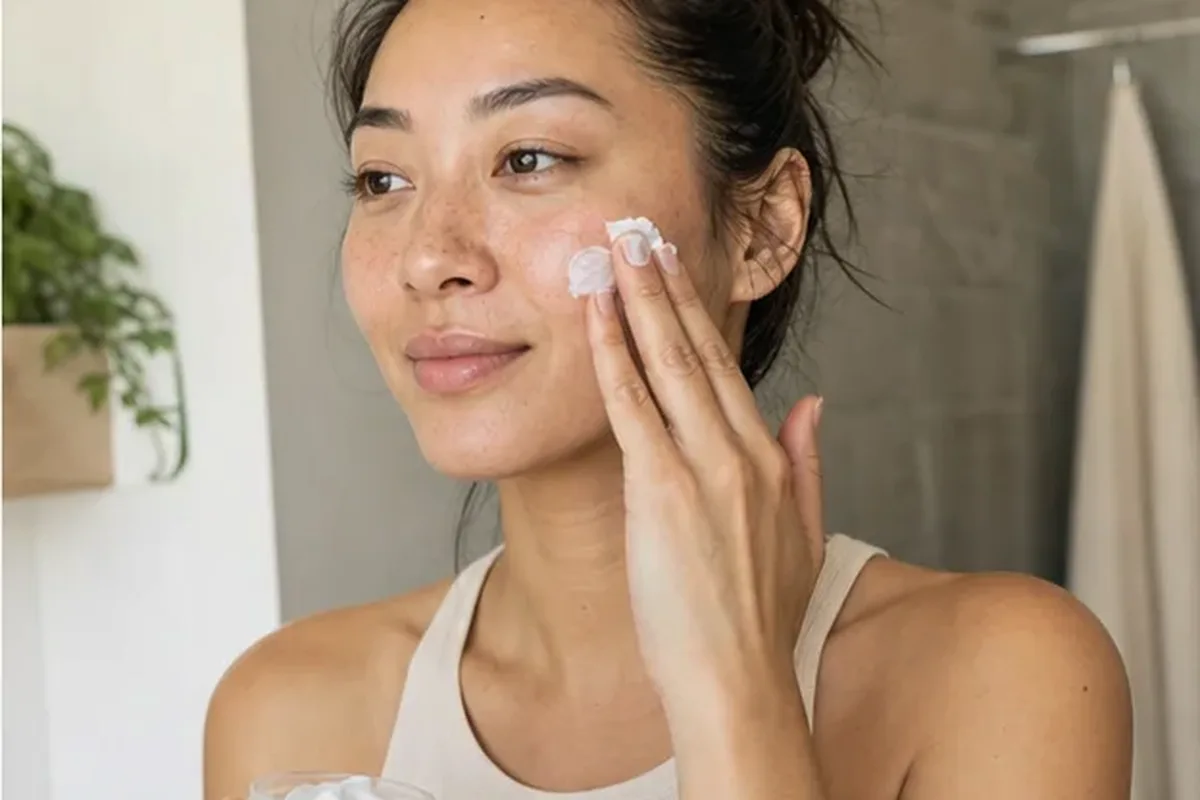 Authentische Beauty-Routine passend zum Thema Gesichtscreme bei Rötungen