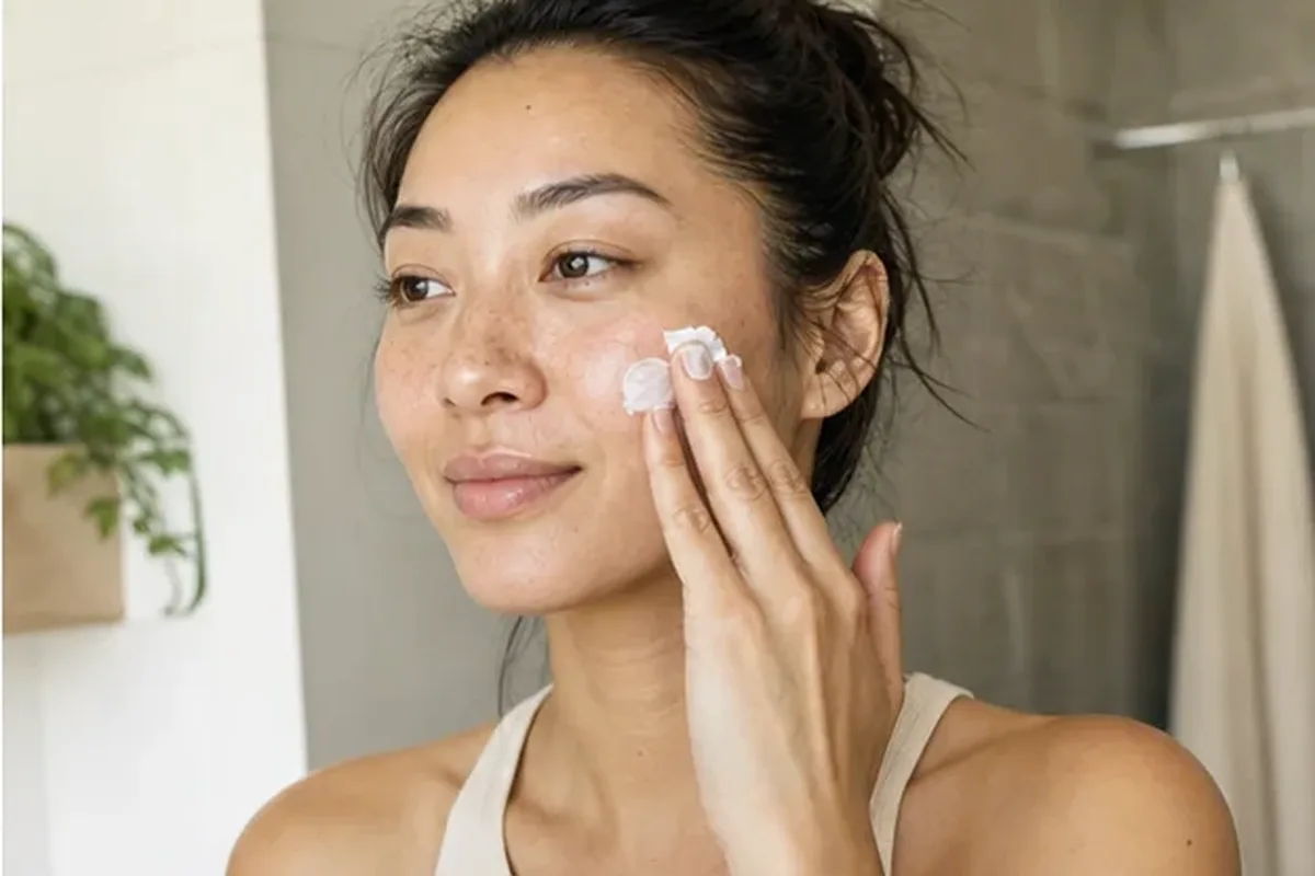 Authentische Beauty-Routine passend zum Thema Augenpflege für unreine Haut