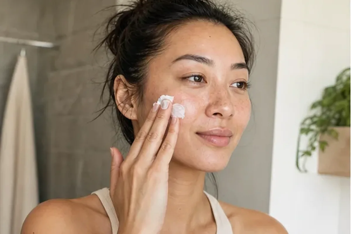 Hochwertige Beauty-Inszenierung zu Auswahlkriterien für Sonnenschutz für empfindliche Haut