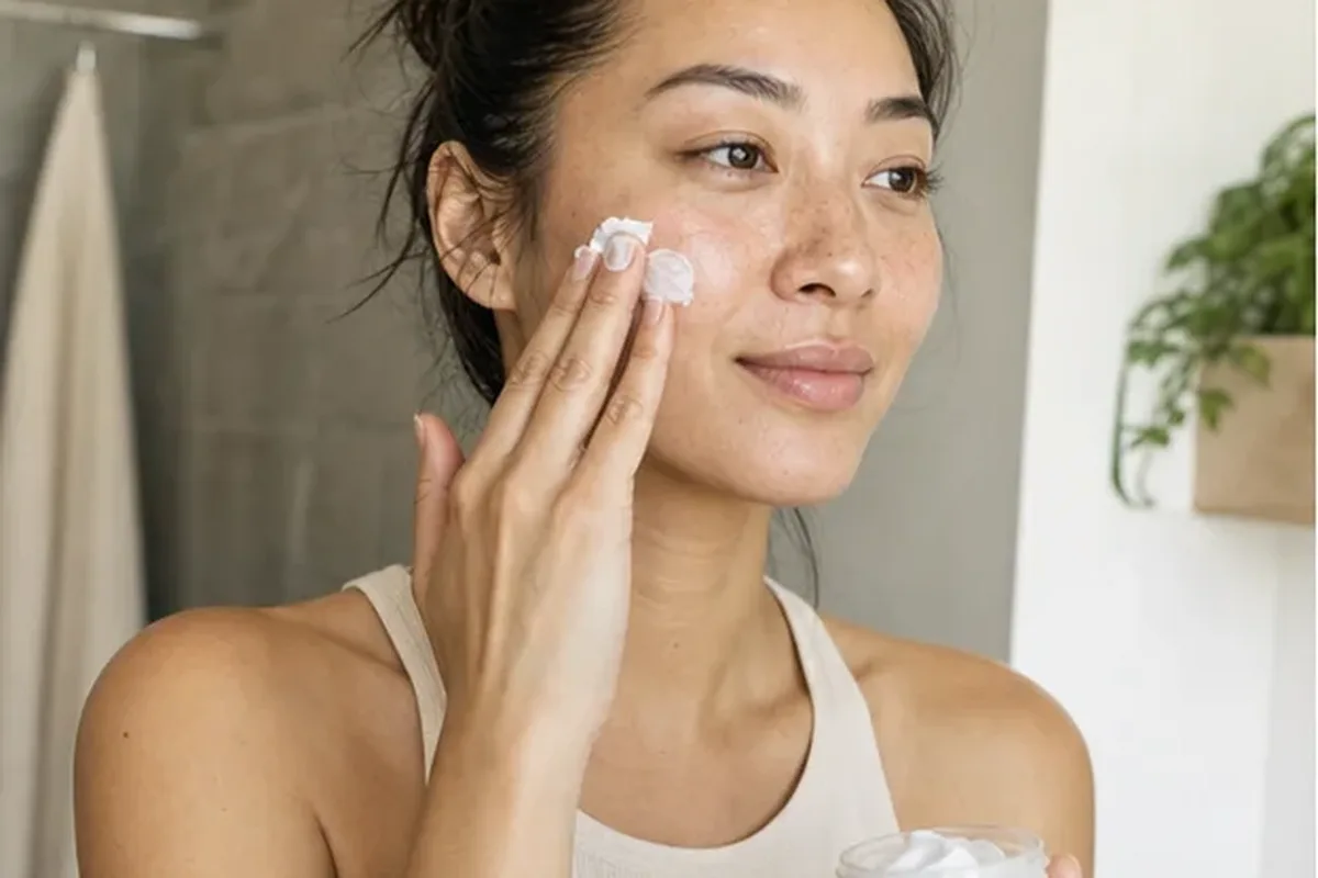 Hochwertige Beauty-Inszenierung zu Auswahlkriterien für Gesichtswasser bei ersten Fältchen