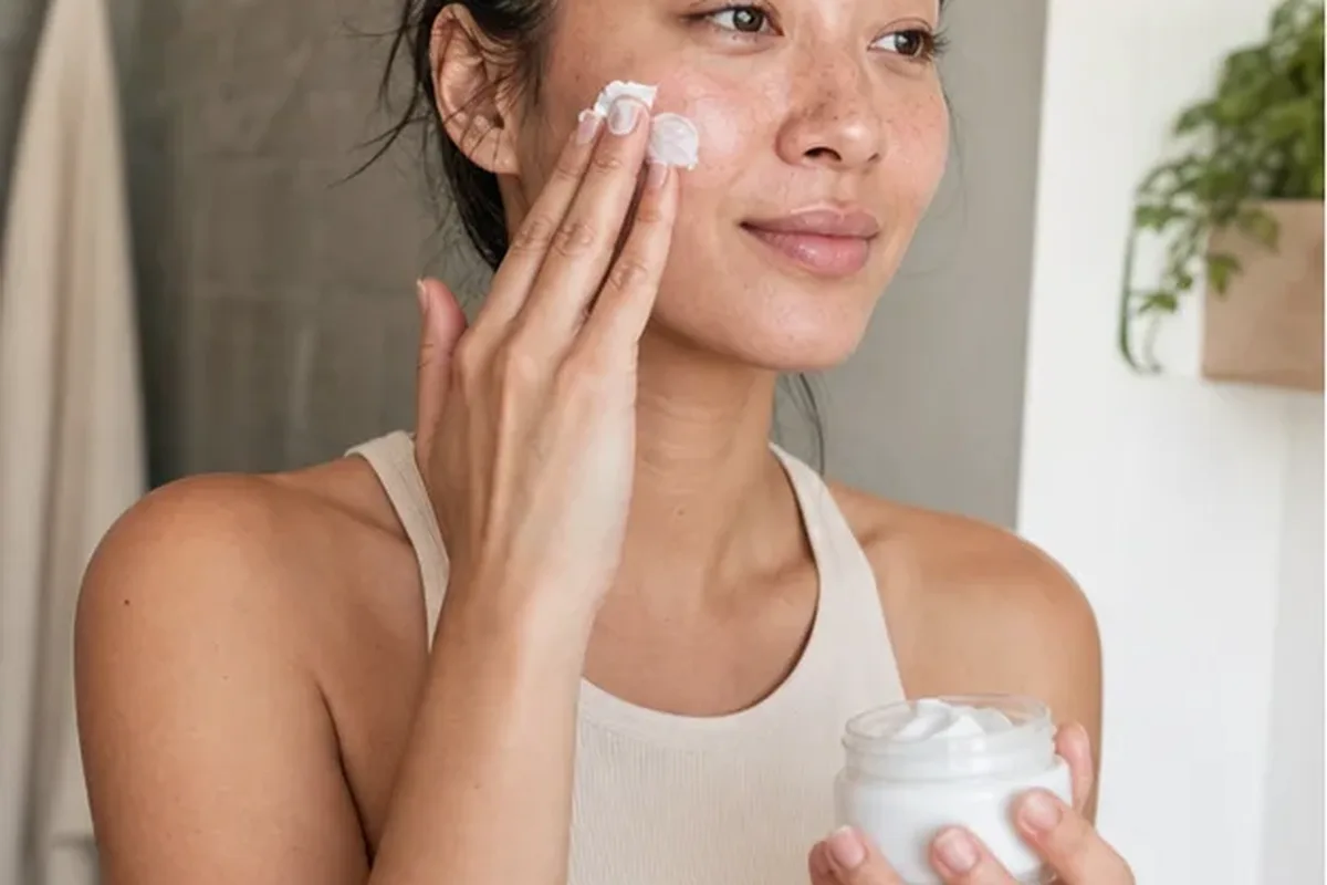 Authentische Beauty-Routine passend zum Thema Hyaluron-Serum bei Pigmentflecken