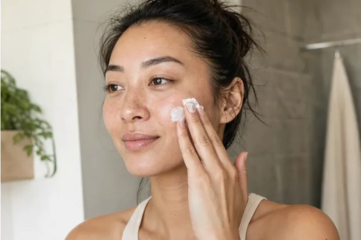 Hochwertige Beauty-Inszenierung zu Auswahlkriterien für Hautbarriere-Pflege für Mischhaut