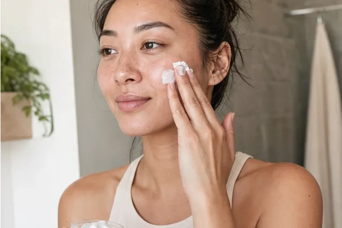 Hochwertige Beauty-Inszenierung zu Auswahlkriterien für Hyaluron-Serum für Mischhaut