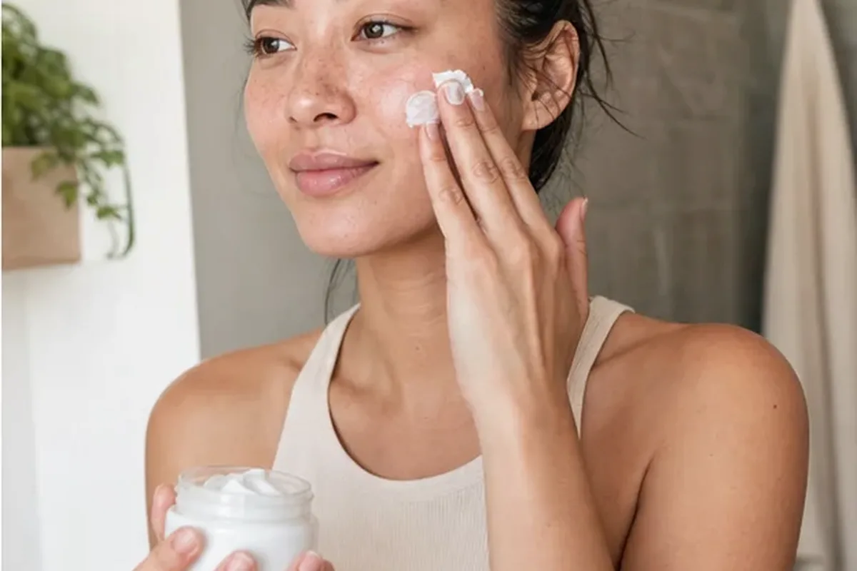 Authentischer Wohlfühlmoment passend zum Beauty-Thema Mizellenwasser für unreine Haut