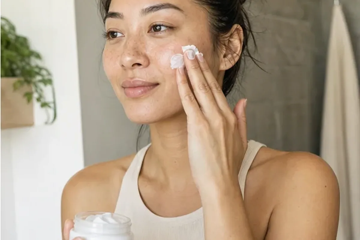Authentischer Wohlfühlmoment passend zum Beauty-Thema Feuchtigkeitsserum bei Rötungen