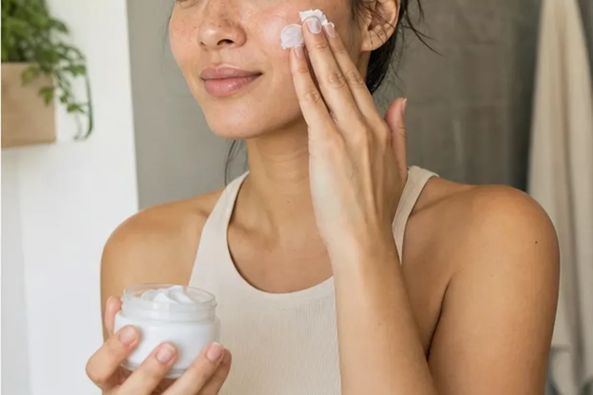 Emotionaler und authentischer Anwendungsmoment rund um Chemisches Peeling für empfindliche Haut
