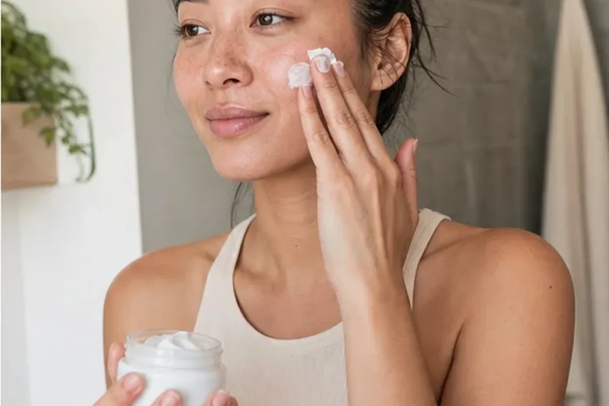 Emotionaler und authentischer Anwendungsmoment rund um Chemisches Peeling für fettige Haut