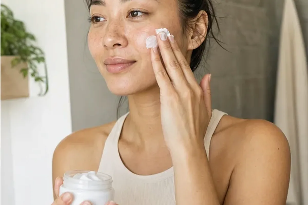 Authentischer Wohlfühlmoment passend zum Beauty-Thema Retinol richtig anwenden