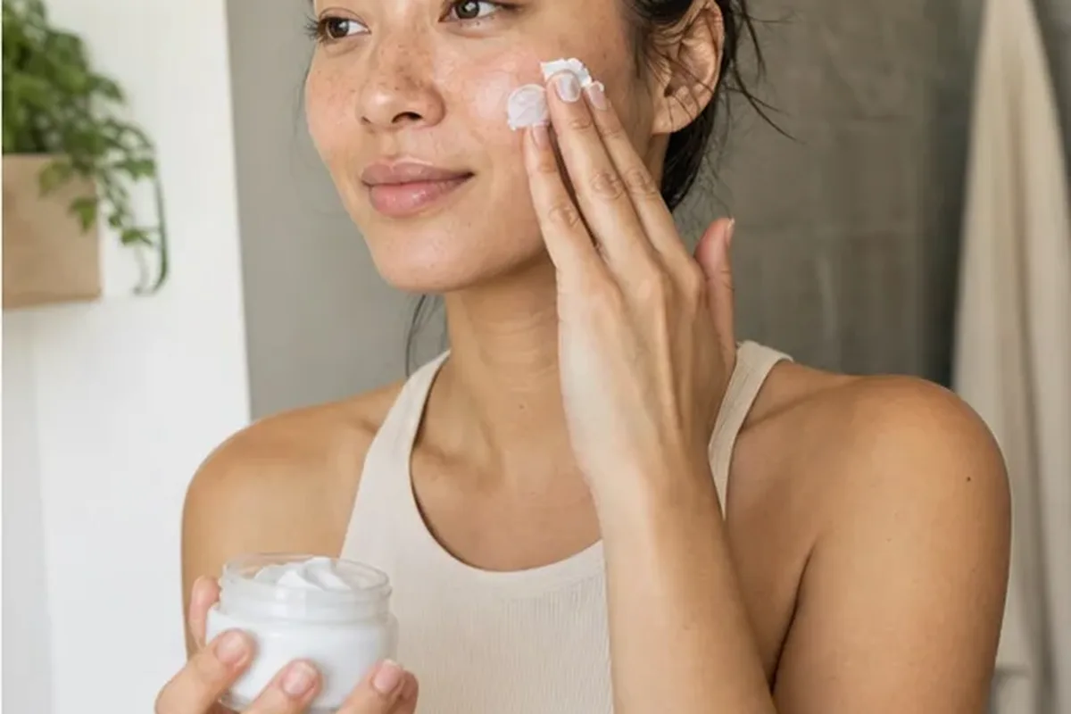 Authentische Beauty-Routine passend zum Thema Retinol-Serum bei ersten Fältchen
