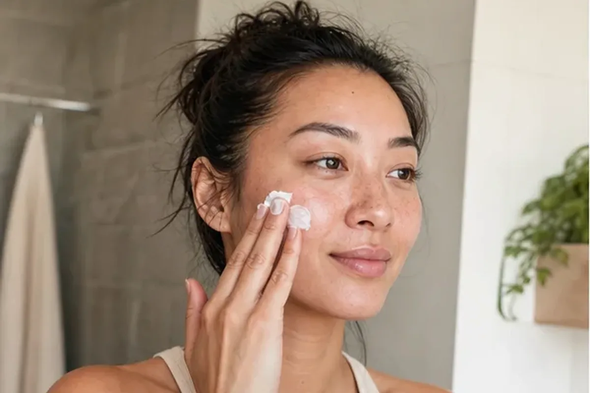 Redaktioneller Beauty-Moment zur Ausgangslage bei Augenpflege für unreine Haut