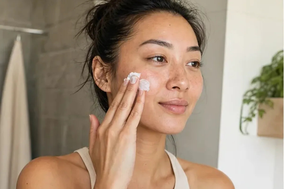 Redaktioneller Beauty-Moment zur Ausgangslage bei Retinol-Serum bei Pigmentflecken
