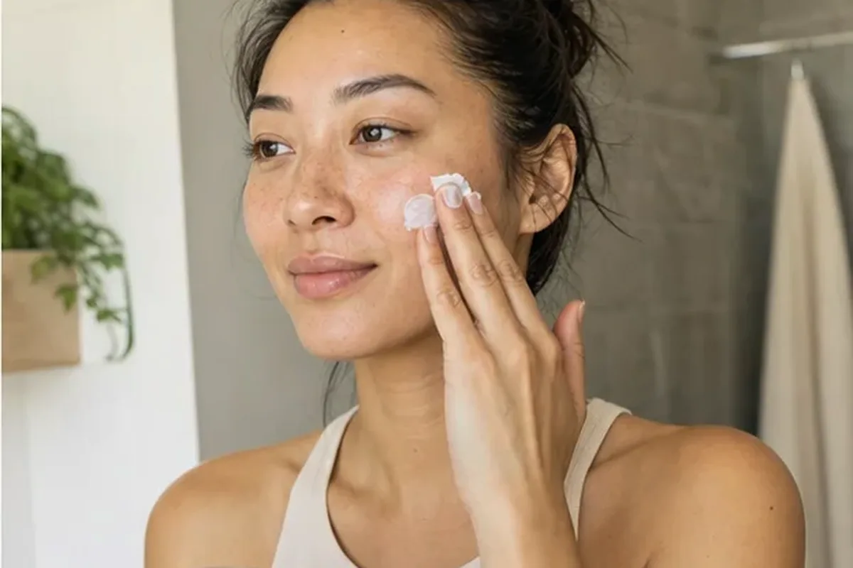 Redaktioneller Beauty-Moment zur Ausgangslage bei Hyaluron-Serum bei Pigmentflecken