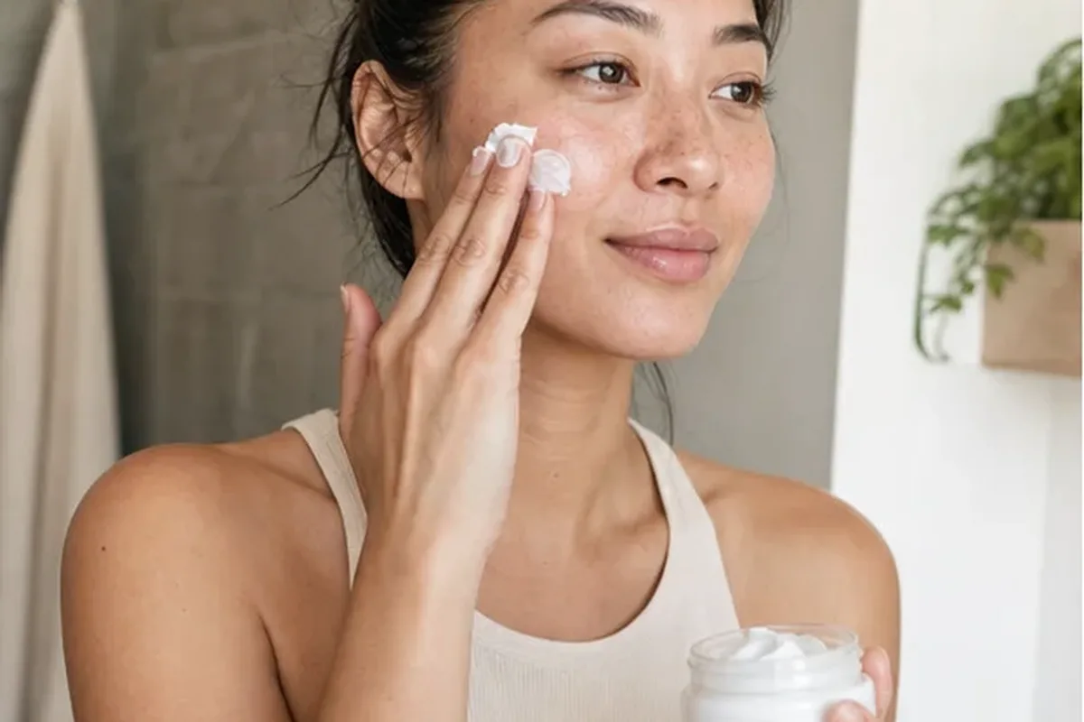 Redaktionelle Detailaufnahme zur Orientierung bei Retinol-Serum bei Pigmentflecken