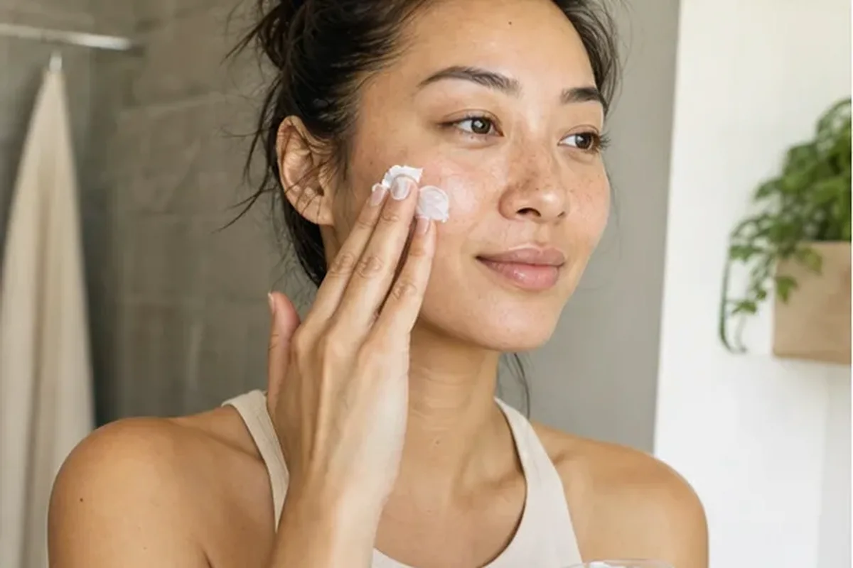Redaktioneller Beauty-Moment zur Ausgangslage bei Gesichtsreinigung für trockene Haut