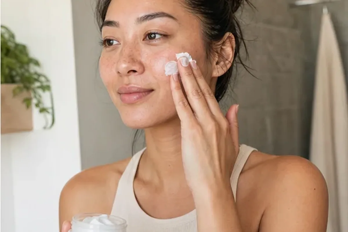 Authentischer Wohlfühlmoment passend zum Beauty-Thema Reinigungsöl bei Rötungen