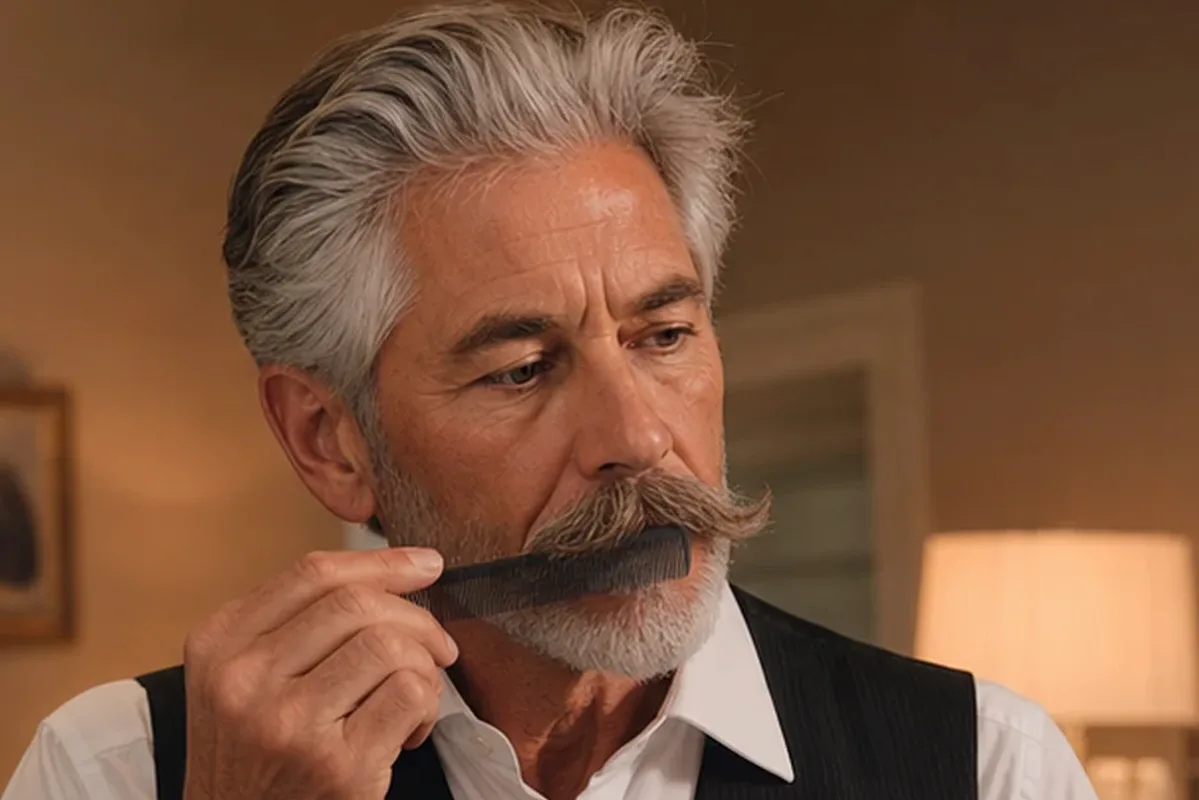 Emotionaler und authentischer Anwendungsmoment rund um After Shave für fettige Haut