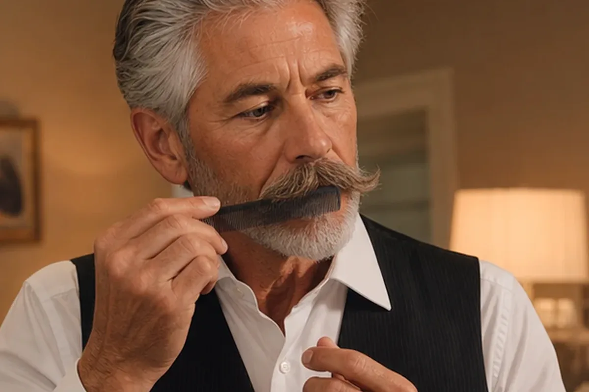 Authentische Beauty-Routine passend zum Thema Männer-Körperpflege für einen lückenhaften Bart