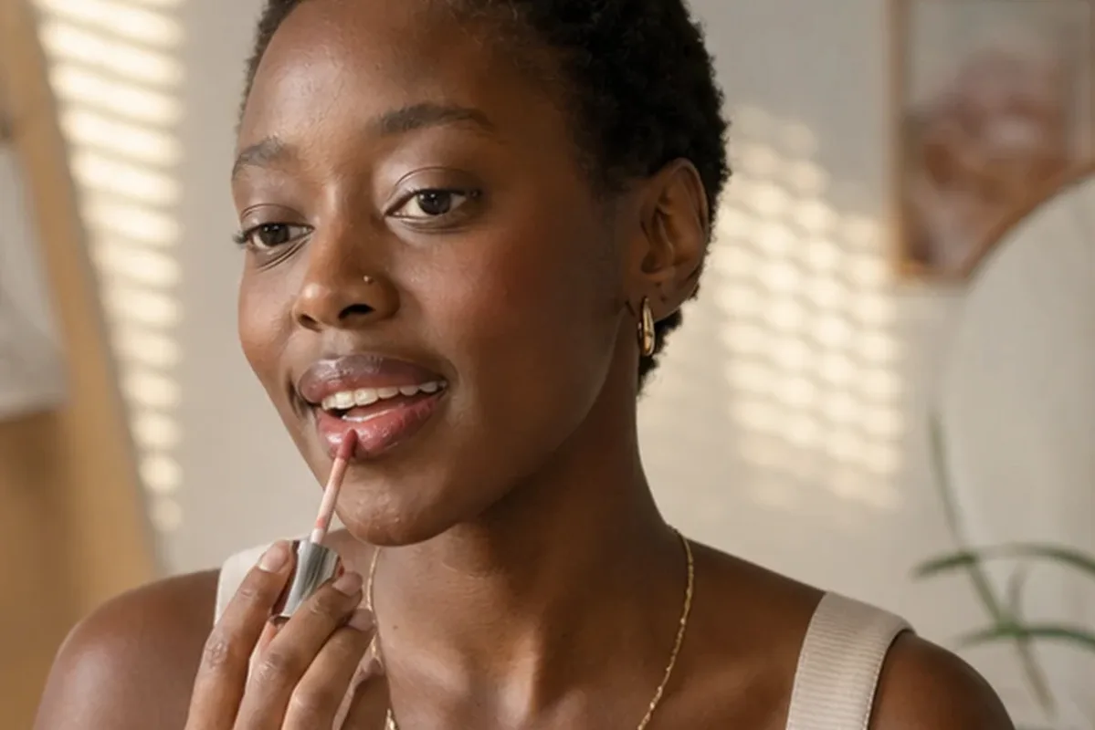 Authentische Beauty-Routine passend zum Thema Lippenstift für einen natürlichen Look