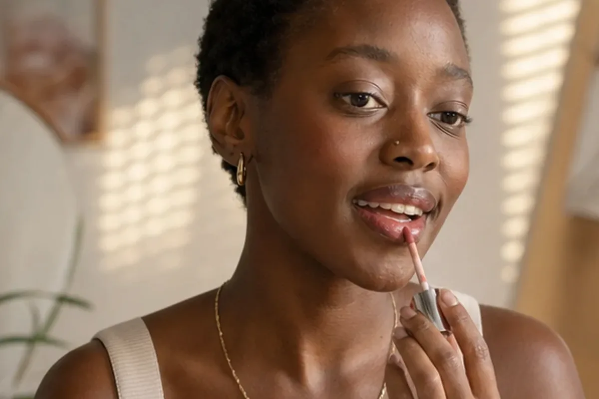 Authentische Beauty-Routine passend zum Thema Lippenstift für einen natürlichen Look