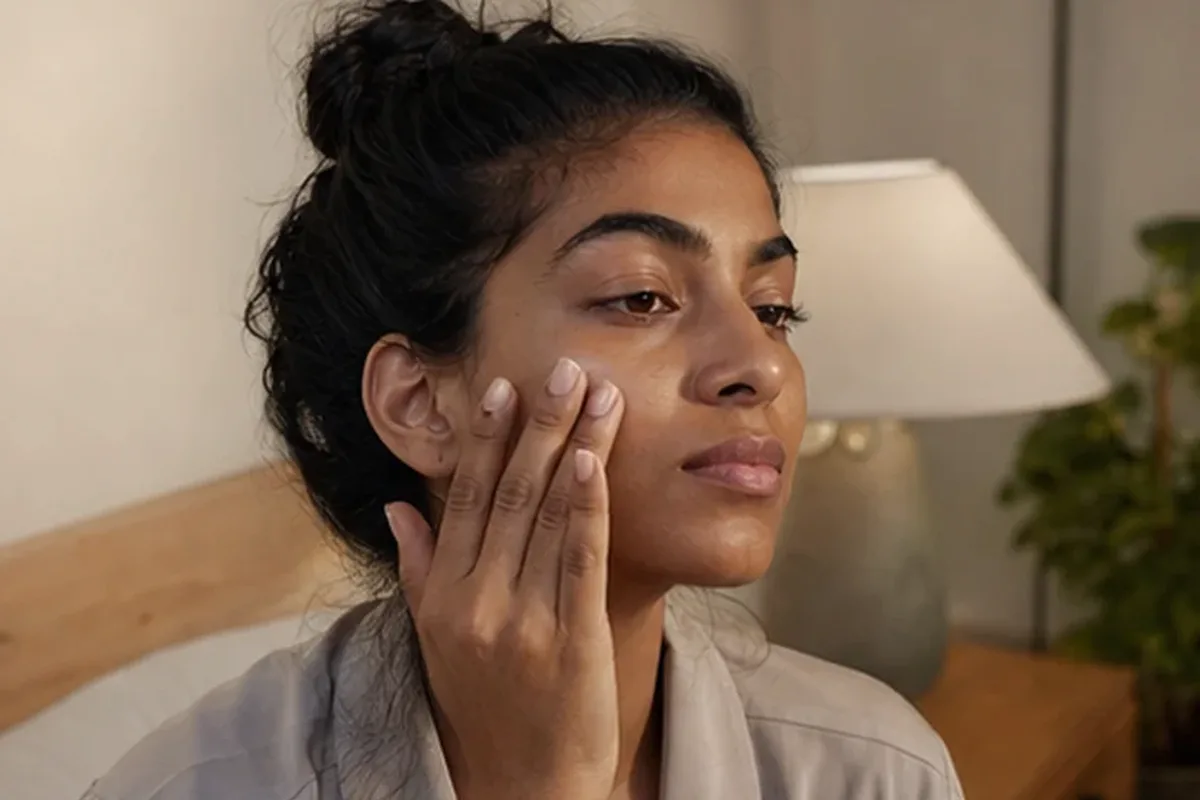 Hochwertige Beauty-Inszenierung zu Auswahlkriterien für Augenpflege für trockene Haut