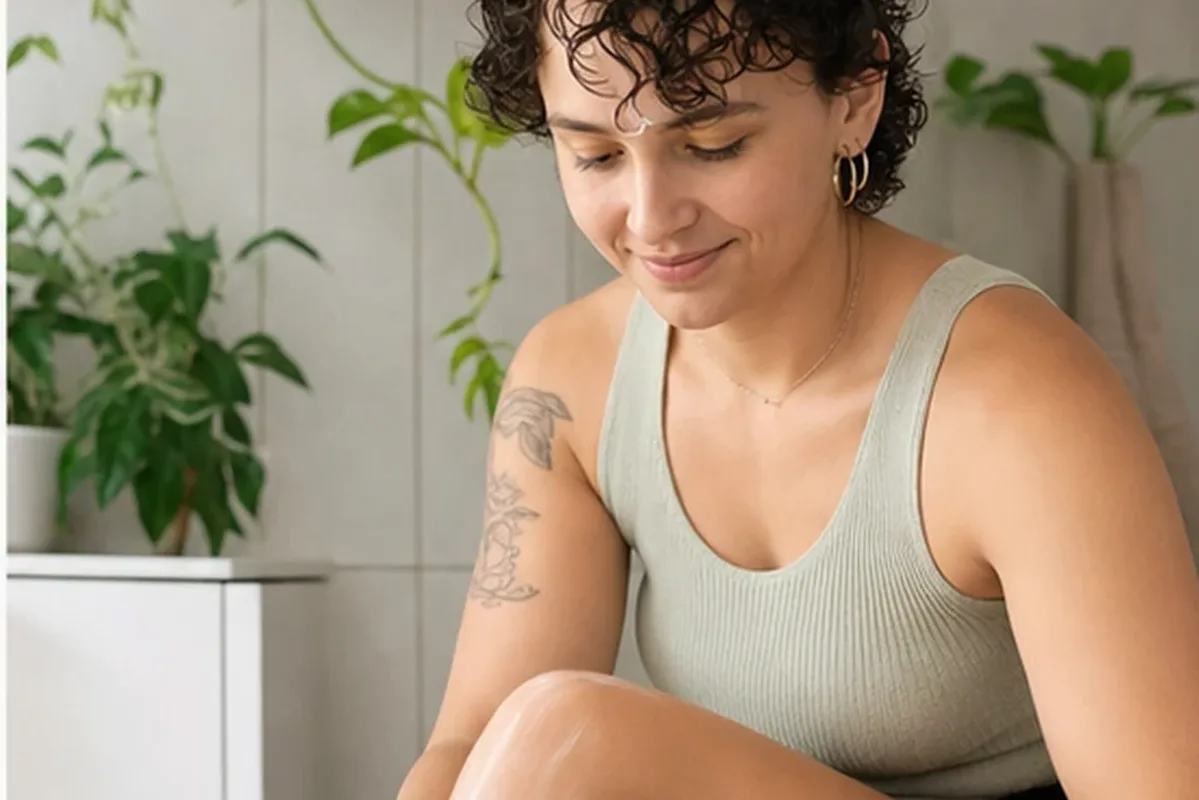 Emotionaler und authentischer Anwendungsmoment rund um Bikinizonen-Trimmer für die Bikinizone