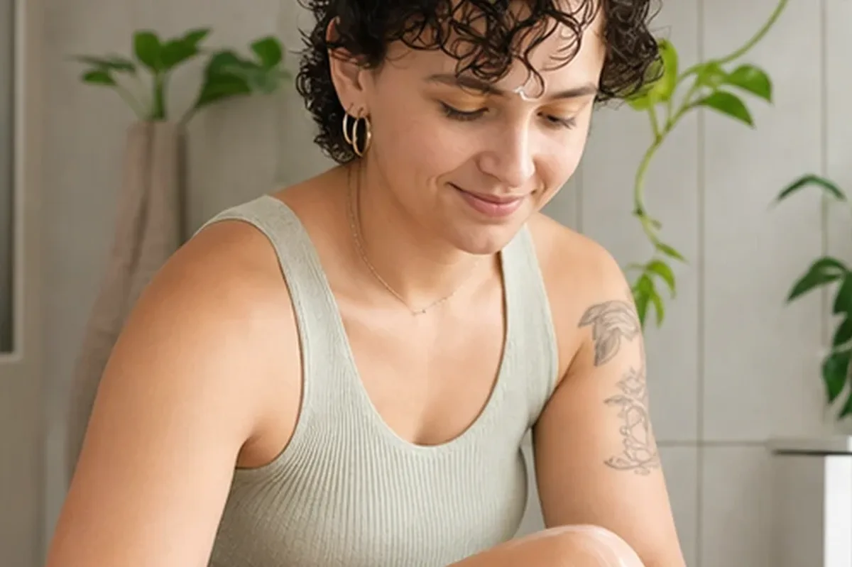 Hochwertige Beauty-Inszenierung zu Auswahlkriterien für Body-Trimmer für dunkle Haare