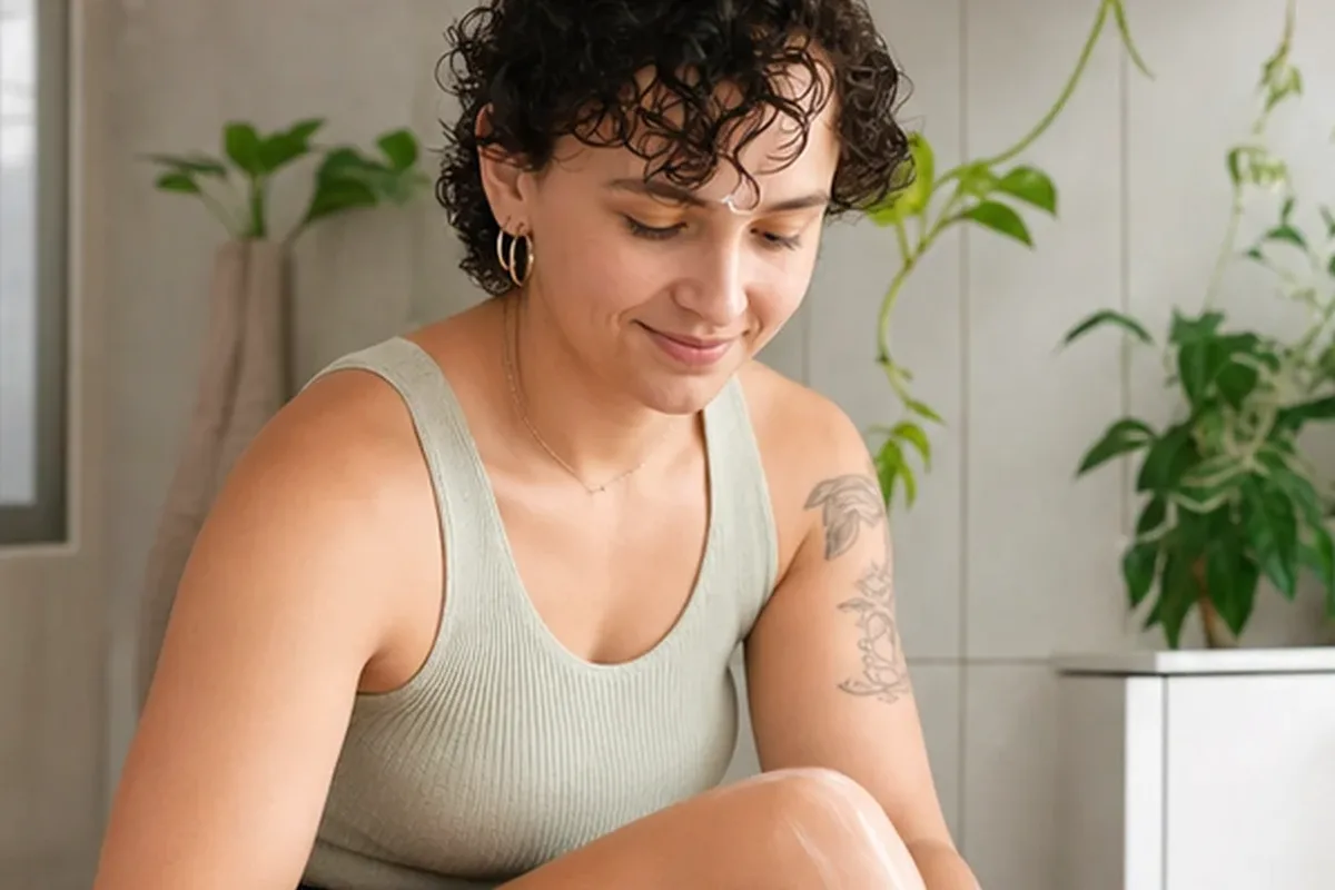 Authentische Beauty-Routine passend zum Thema Elektrorasierer für dunkle Haare