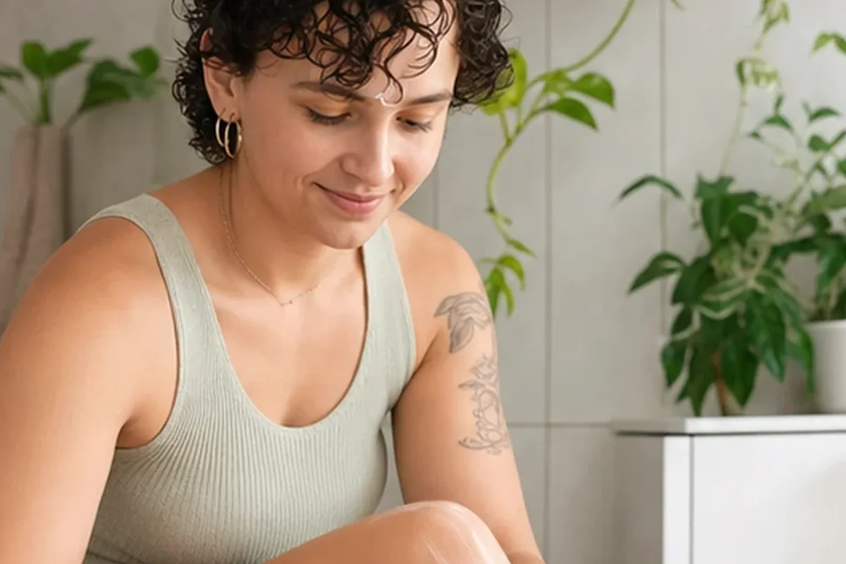 Redaktioneller Beauty-Moment zur Ausgangslage bei Rasierhobel für dunkle Haare