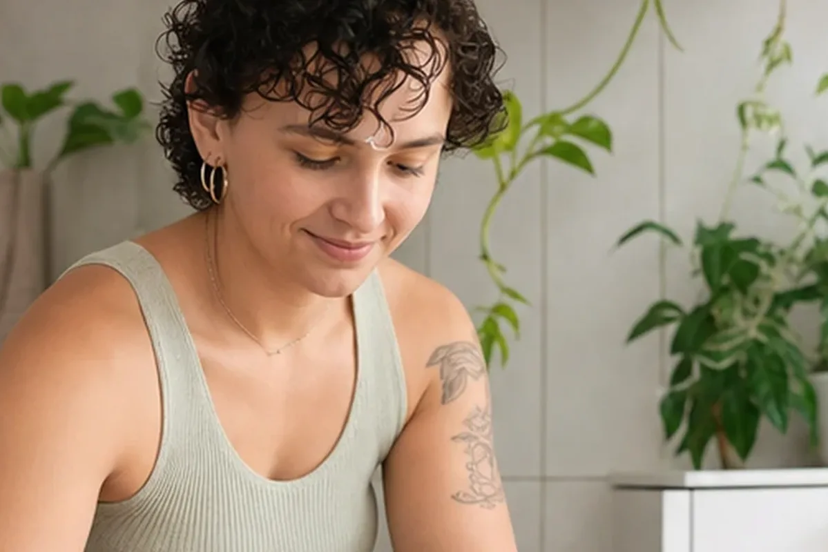 Emotionaler und authentischer Anwendungsmoment rund um Rasierhobel für dunkle Haare