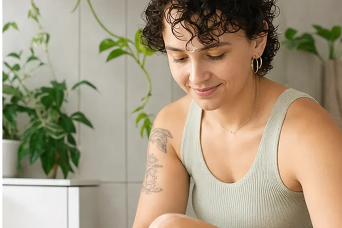 Hochwertige Beauty-Inszenierung zu Auswahlkriterien für Gesichtsrasierer bei eingewachsenen Haaren