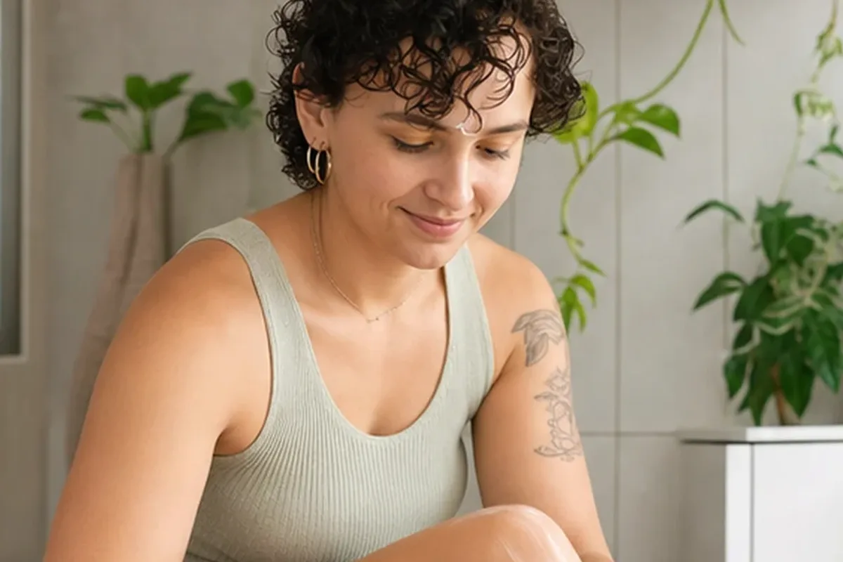 Authentische Beauty-Routine passend zum Thema Epilierer für feine Haare