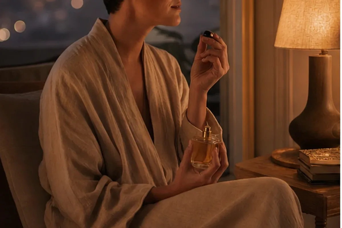 Emotionaler und authentischer Anwendungsmoment rund um So hält Parfum länger