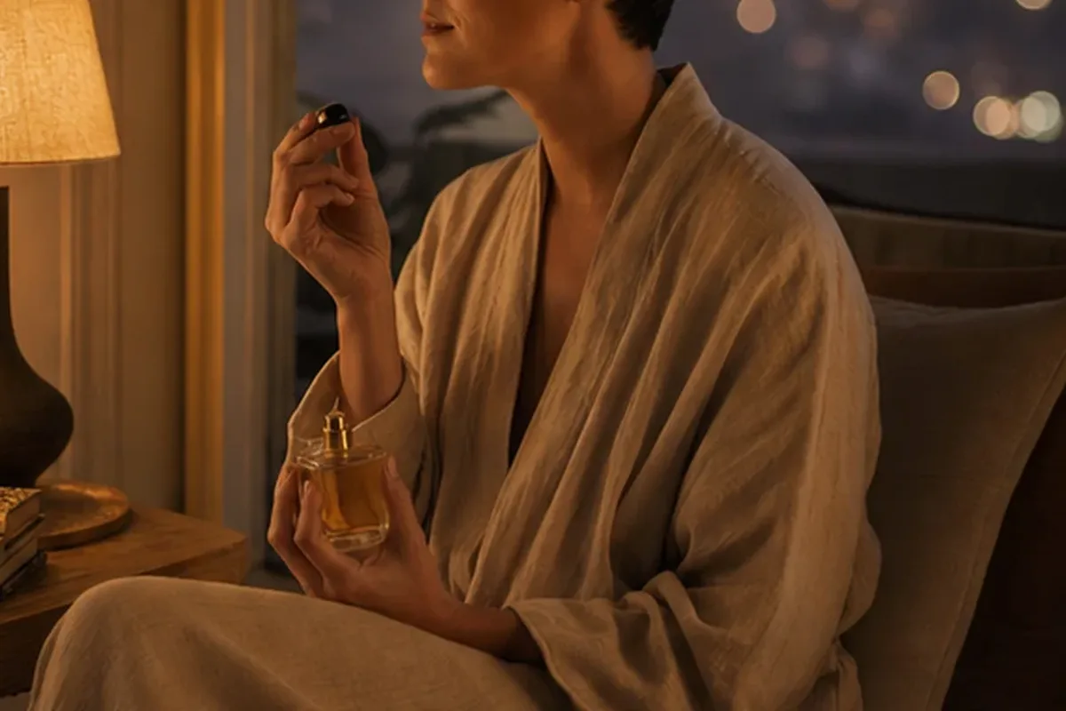 Authentische Beauty-Routine passend zum Thema Nischenduft für einen eleganten Stil