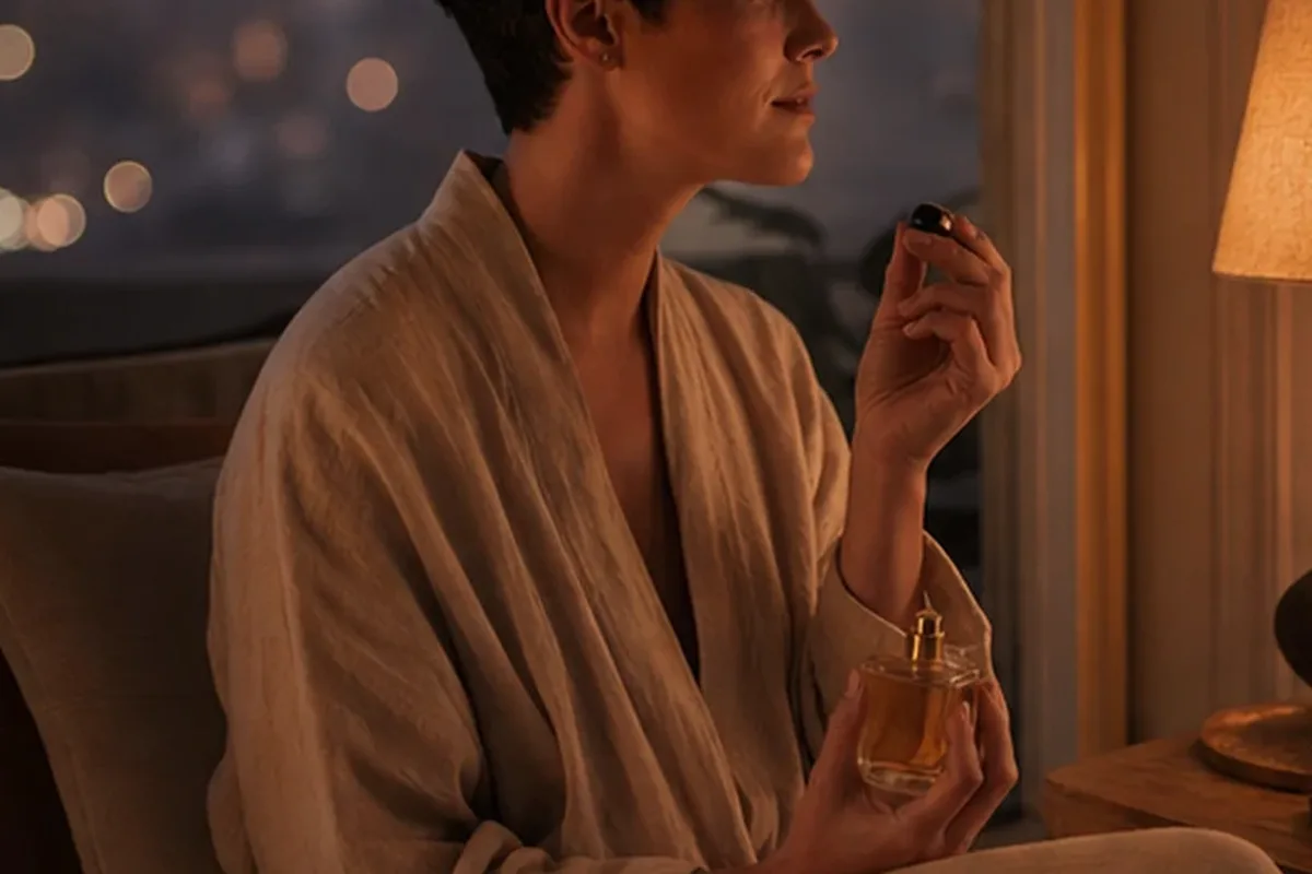 Authentische Beauty-Routine passend zum Thema Rosenduft bei kaltem Wetter