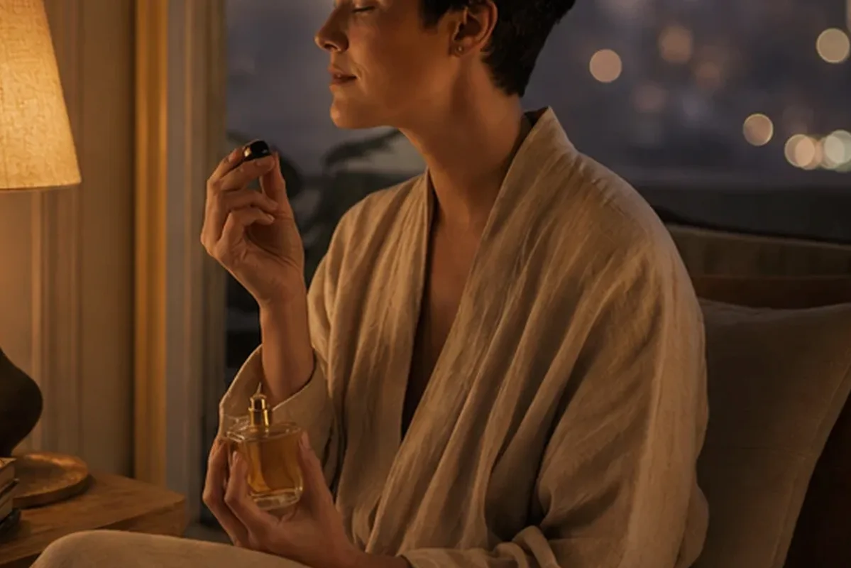Redaktioneller Beauty-Moment zur Ausgangslage bei Vanilleduft für einen minimalistischen Stil