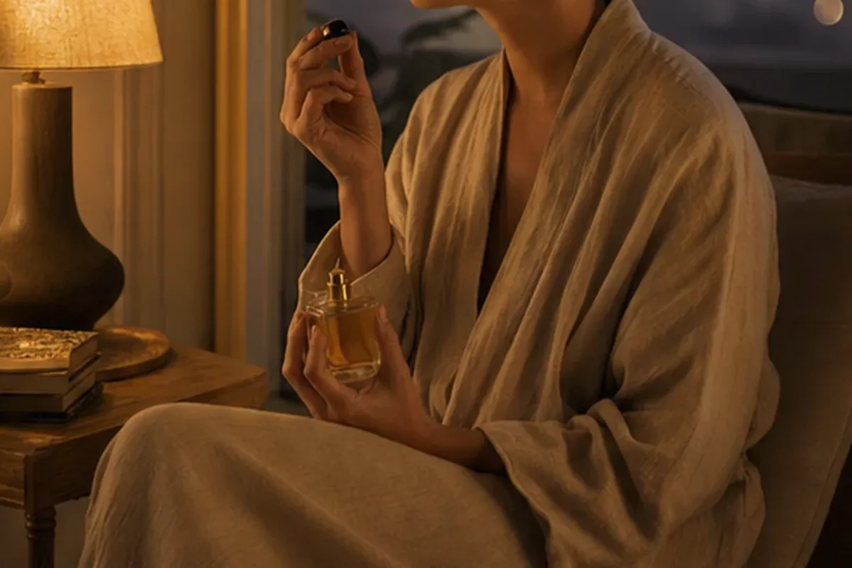 Redaktioneller Beauty-Moment zur Ausgangslage bei Blumiger Duft mit langer Haltbarkeit