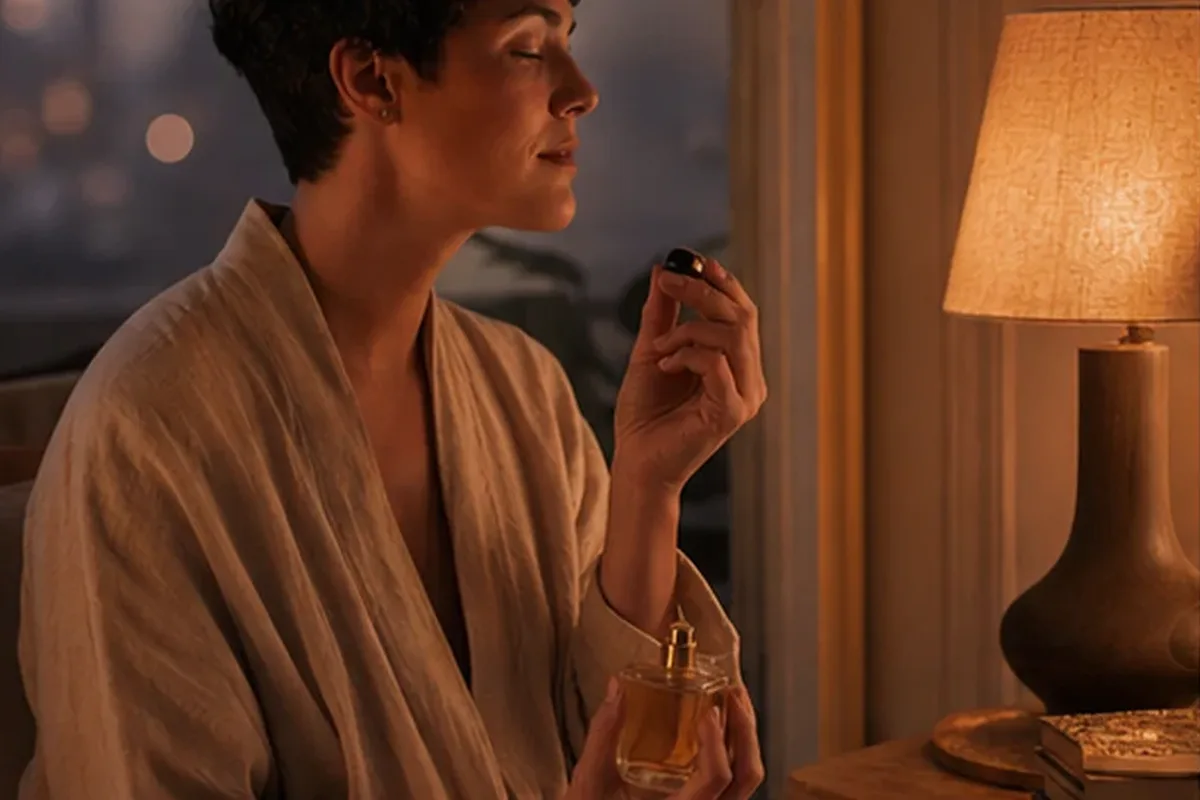 Redaktioneller Beauty-Moment zur Ausgangslage bei Zitrischer Duft für einen eleganten Stil