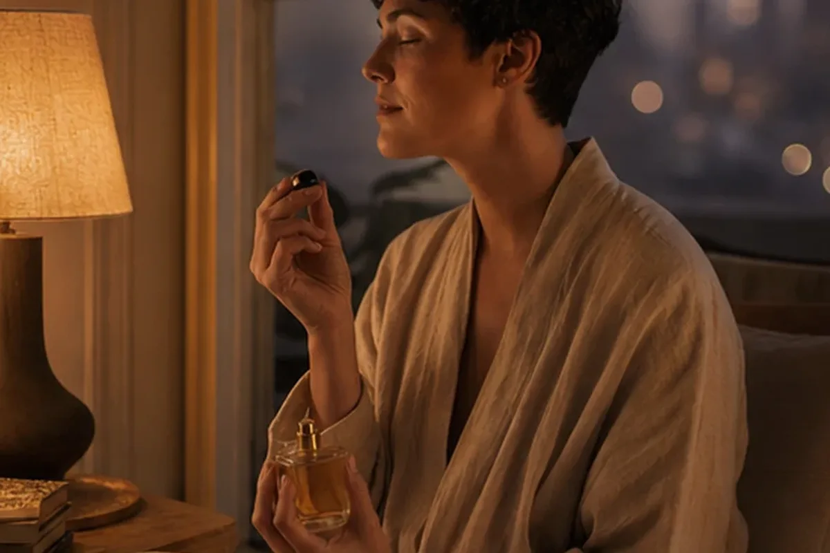 Authentische Beauty-Routine passend zum Thema Winterparfum bei kleinem Budget