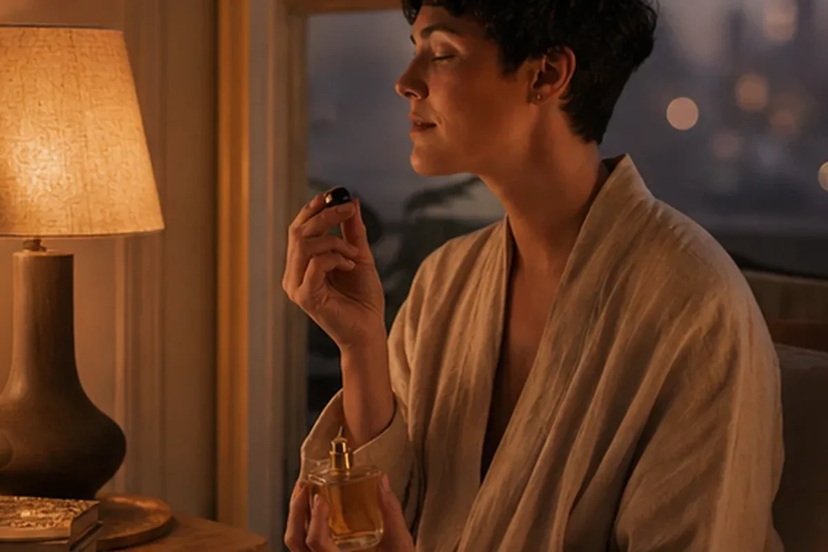 Authentische Beauty-Routine passend zum Thema Holziger Duft für sensible Nasen
