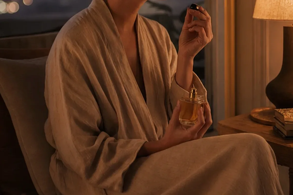 Authentischer Wohlfühlmoment passend zum Beauty-Thema Orientalischer Duft für sensible Nasen